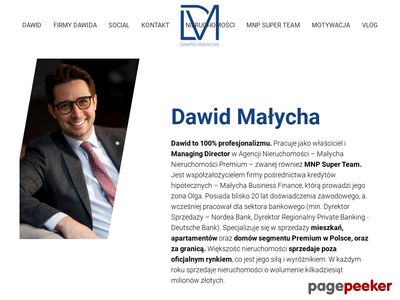 Agent nieruchomości premium - dawidmalycha.com