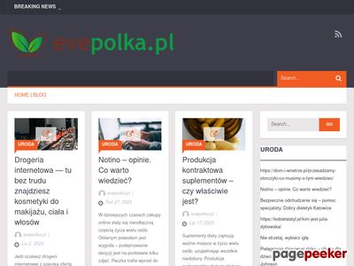 Sklep internetowy z elegancką odzieżą damską evepolka.pl