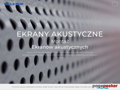 Ekrany dźwiękochłonne - montaż - tulla-bud.pl