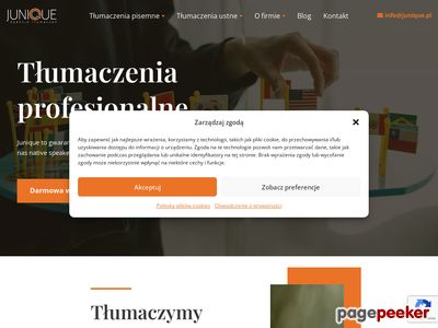 Junique - agencja tłumaczeń w Poznaniu