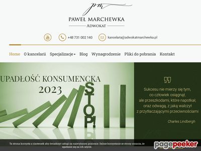 Adwokat Paweł Marchewka - upadłość konsumencka