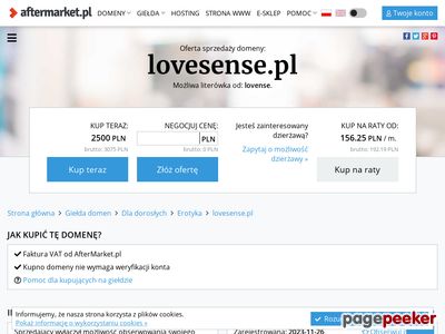 LoveSense - sklep z gadżetami erotycznymi