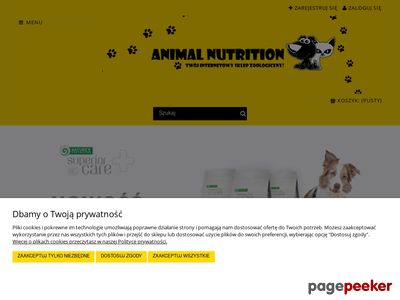 Animal Nutrition - sklep z artykułami dla czworonogów