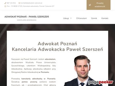 Kancelaria adwokacka - Paweł Szerszeń