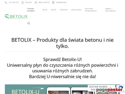 Www.betolix.pl -płyn do betonu