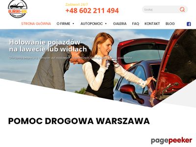 Holowanie, pomoc drogowa w Warszawie