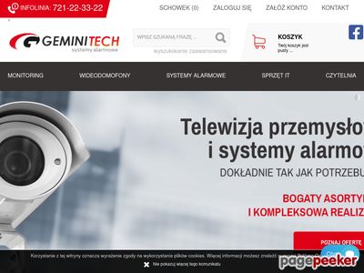 Dystrybucja systemów alarmowych Wolin - geminitech.pl