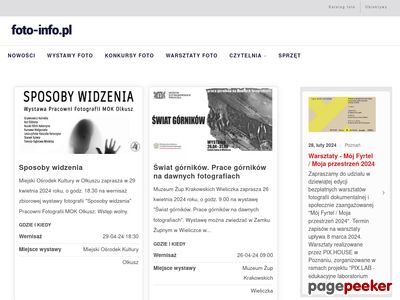 Foto-info.pl - festiwale fotograficzne w Polsce