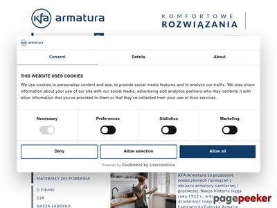 Grupa Armatura - Wyposażenie łazienek