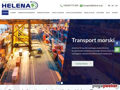 Transport kontenerów HELENA-TS Gdynia