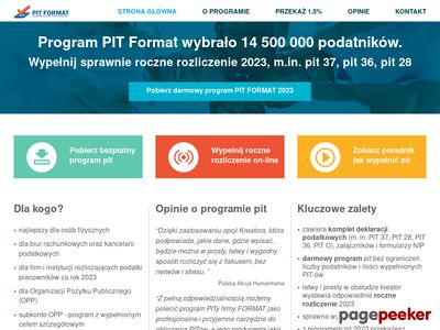 Darmowy program do pit 2021 www.pitformat.pl