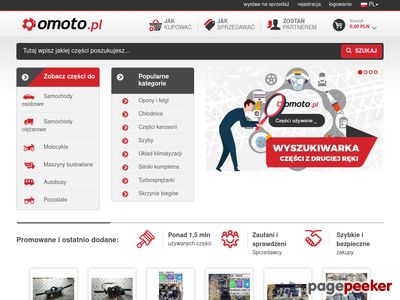 Omoto.pl - internetowa giełda części do pojazdów