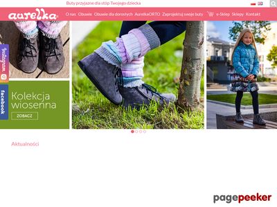 Polski producent obuwia dla dzieci - Aurelka