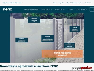 FENZ - trwałe aluminiowe ogrodzenia