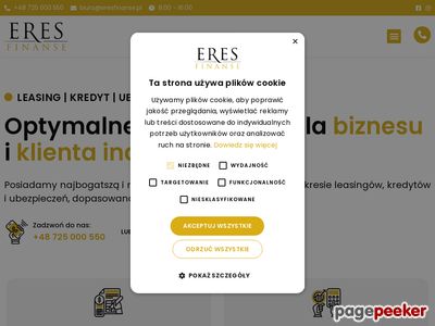 ERES Finanse - rozwiązania finansowe dla klientów biznesowych