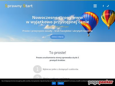 Tanie strony internetowe - sprawnystart.pl